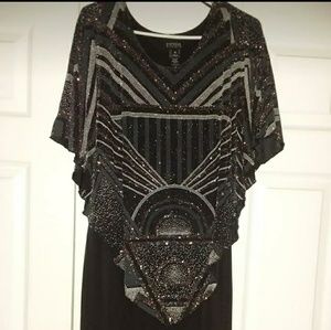 Black sequin dress